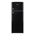 Amica FDR2213B - Red/Duck egg/Black/Cream 55cm Freestanding Static Fridge Freezer - 30/70 Split - 162/44L Capacity - F Energy Rating