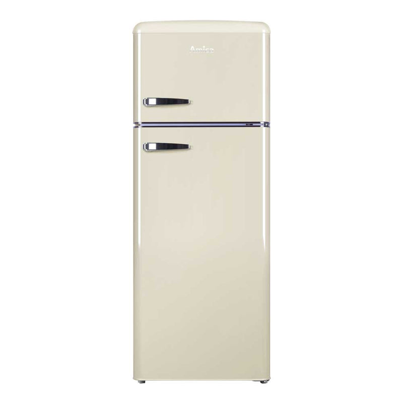 Amica FDR2213C - Cream, Red, Duck egg, Black Fridge Freezers - 55cm Static Double Door 30/70 Split - F energy