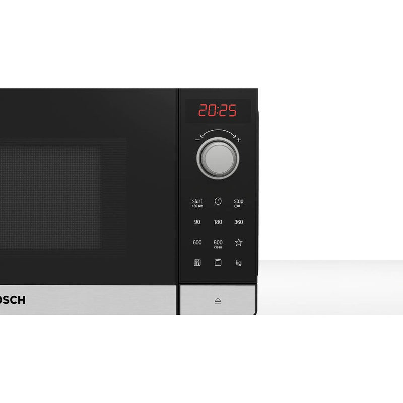 Bosch FEL023MS2B Series 2 - Black, Stainless Steel 20 Litre Microwave with Grill - 800W - Energy Unavailable