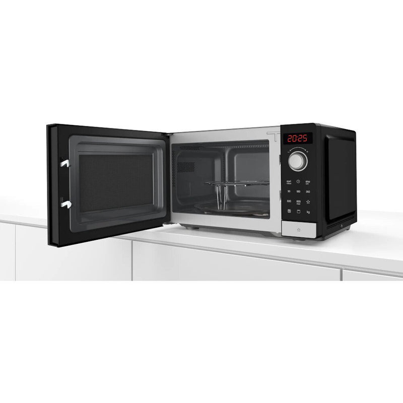 Bosch FEL023MS2B Series 2 - Black, Stainless Steel 20 Litre Microwave with Grill - 800W - Energy Unavailable