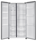 Iceking IKSBS442IX  - Grey American Fridge Freezer - 442L - E Energy Rating