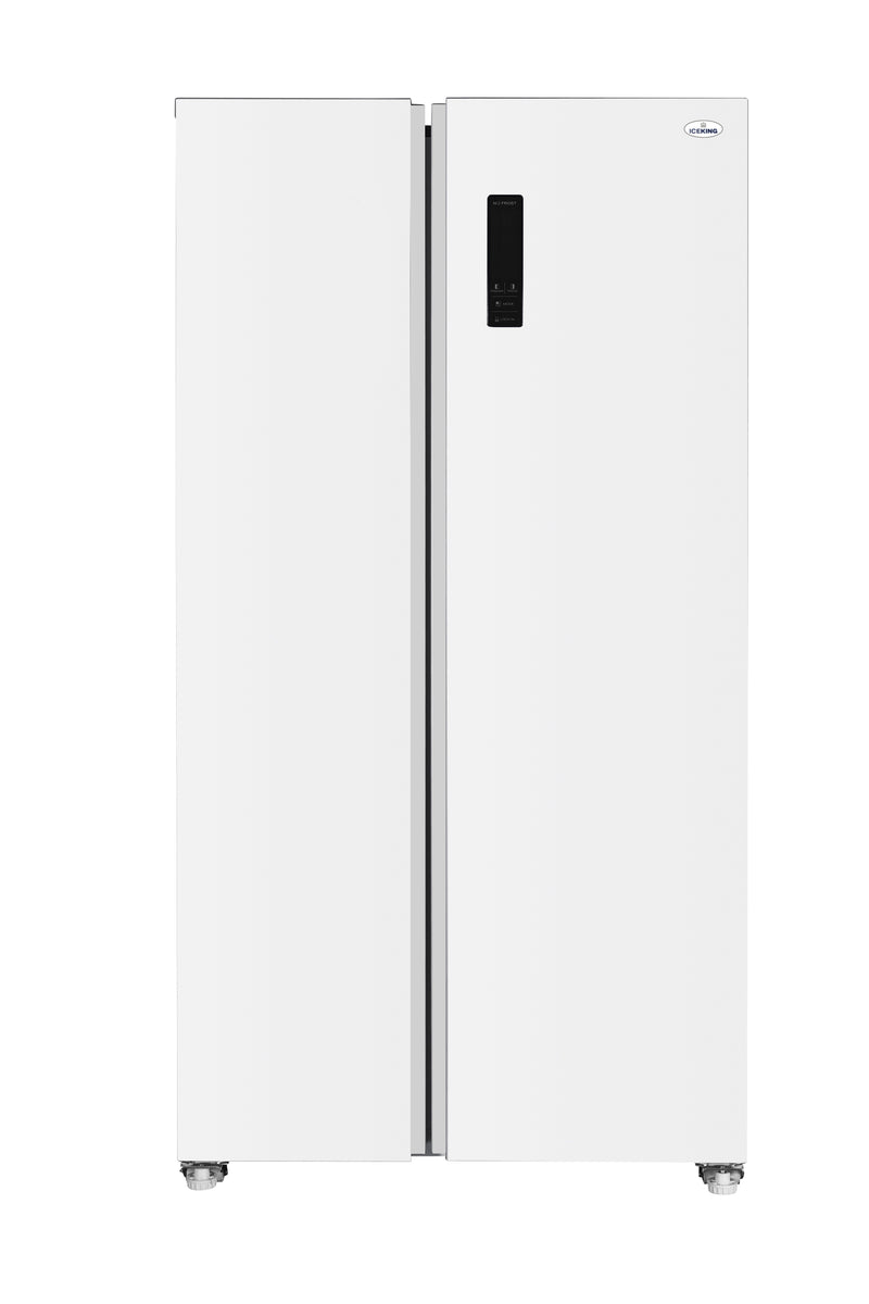 Iceking IKSBS442WH  - White American Fridge Freezer - 442L - E Energy Rating