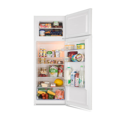Ice-King FF218EW - White Top Mount Fridge Freezer - 206L - E Energy