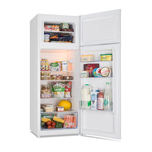 Ice-King FF218EW - White Top Mount Fridge Freezer - 206L - E Energy