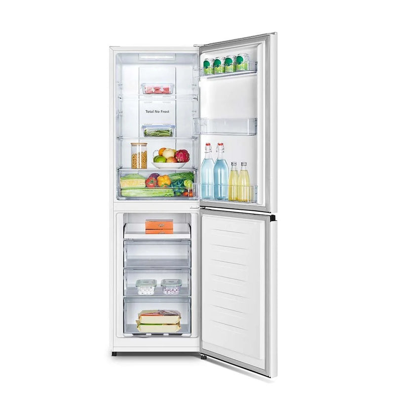 Teknix FFPH1825PW - White 256L Fridge Freezer - Total No Frost - F Energy