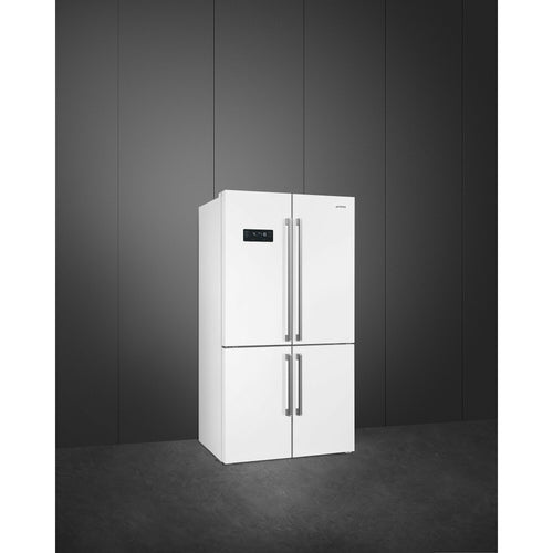 Smeg FQ60BDE - White American Fridge Freezer - 572L - E Energy