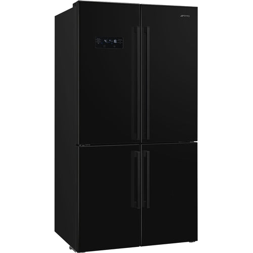 Smeg FQ60NDE - Black American Fridge Freezer - 572L - E Rated