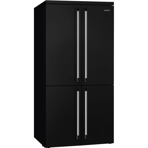 Smeg FQ960BL6 - Black American Fridge Freezer - Side-by-Side 572L - E Energy Rating