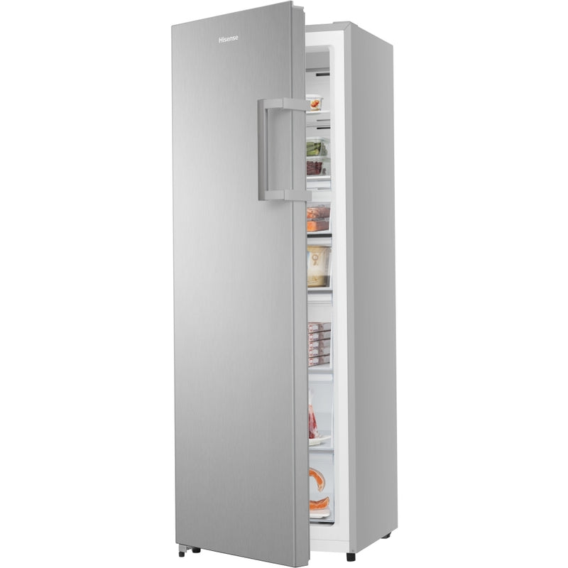 Hisense FV298N4ACE - Stainless Steel Tall Freezer - 229L - E Rated