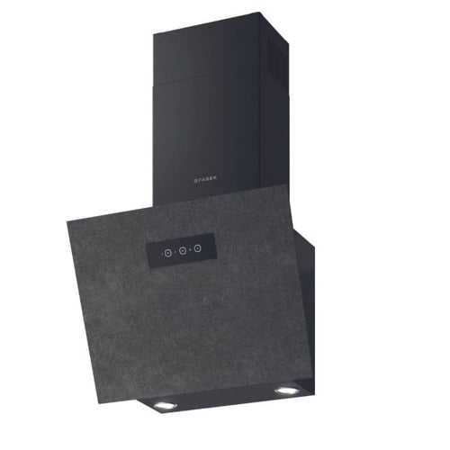 Faber NG GRES DG/BK A60 - Dark Grey/Black Wall Mounted Extractor - 60cm - B Energy