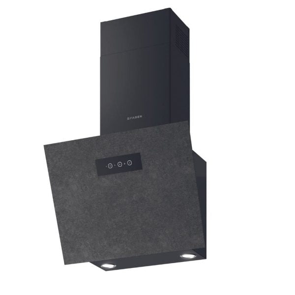 Faber NG GRES DG/BK A60 - Dark Grey/Black Wall Mounted Extractor - 60cm - B Energy