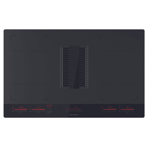 Faber GALILEO GLASS HE - Black 83cm Air Venting Induction Hob - A+ Energy
