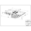 Faber GALILEO GLASS HE - Black 83cm Air Venting Induction Hob - A+ Energy