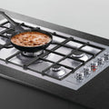 Fisher & Paykel CG905DWLPFCX3 - Stainless Steel 90cm Gas Hob - 5 Burners with Wok