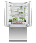 Fisher & Paykel RS80AU3 - Integrated 80cm American Fridge Freezer - 417L Capacity - E Energy