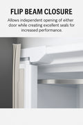 Tesla T530TDXG - Stainless Steel American Fridge Freezer - 529L - E Energy Rating