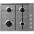 Candy CHW6LX - Stainless Steel 4 Burner Gas Hob - 59.5cm Width - 51cm Depth