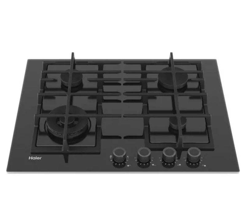 Haier HAVG5BF4S2B/1 - Black 4 Zone Gas Hob