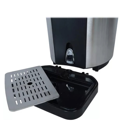 Statesman SKBD500SS - Stainless Steel Beer Dispenser for 5 Litre Kegs - Draught Pump with Integrated Cooler - 2-12°C Temperature Range