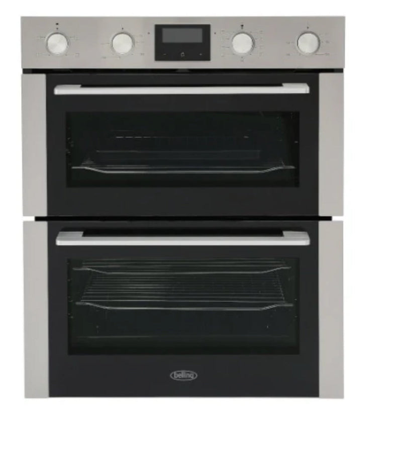 Belling BI703MFC STA 444411631 - Stainless steel Built under Electric Double Oven - Catalytic cleaning - A/A energy - Display
