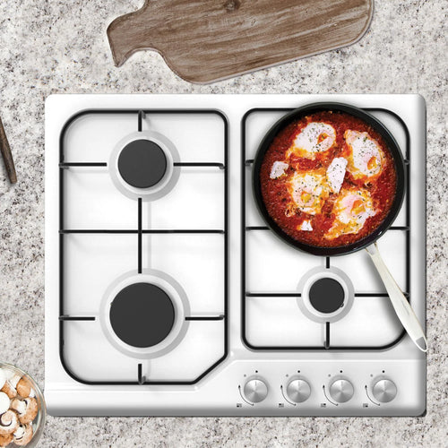 Statesman GH160WH - White 4 Zone Gas Hob