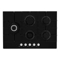 Statesman GH175GB 75cm 5-Zone Gas Hob - Black Glass