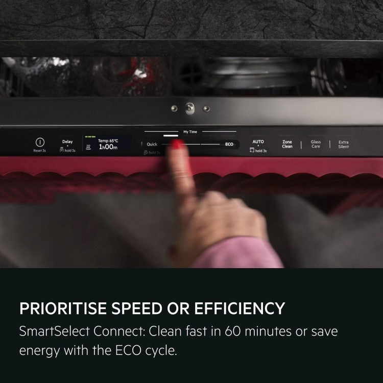 AEG GI8200A1SN - Black Integrated Dishwasher - 13 Place Settings - A Energy