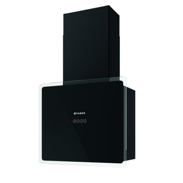 Faber Glam Fit 55 BK - Black Glass Wall Mounted Extractor - 700m³/h - A Energy