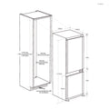 Hoover WCKBQL3518EVK - White Integrated Fridge Freezer - 268L - E Energy