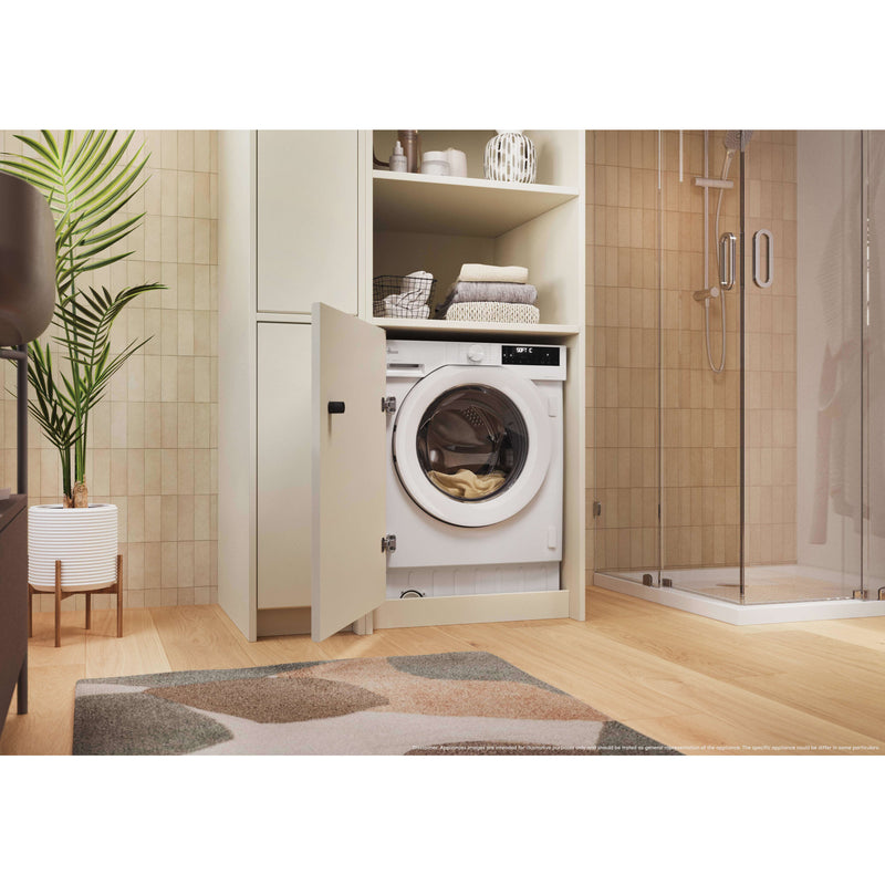 Hoover BH4S496M6D9-80 - White 9KG/6KG Integrated Washer Dryer - 1400 RPM - A/D Energy