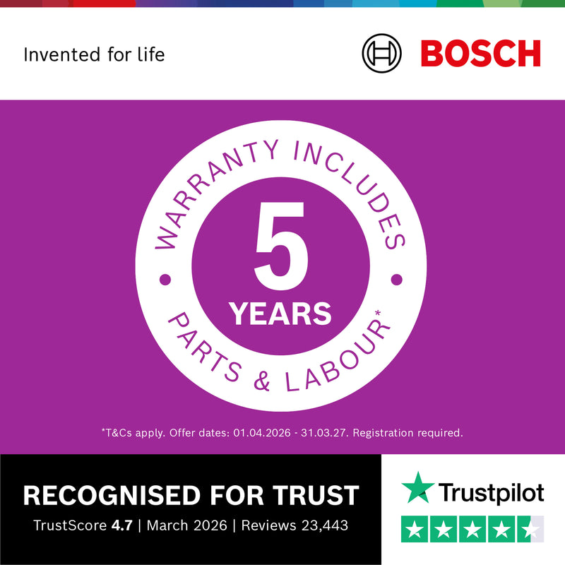 Bosch WAN28255GB - White 9KG Washing Machine - 1400 RPM - A Energy