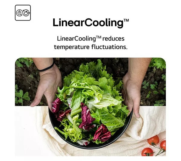 LG GSBC40PYPE - Prime Silver American Fridge Freezer - 662L - E Energy Rating