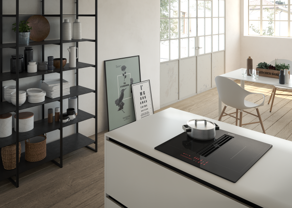 Faber Galileo Smart BK - Black Glass Venting Induction Hob - 60cm - A++ Energy