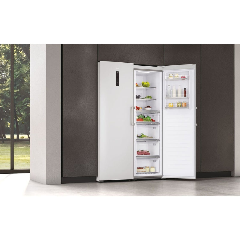 HAIER 1D 60 Series 7 H3R-330WNA UK Tall Fridge - White Fridge - 330L Capacity - A Energy Rating