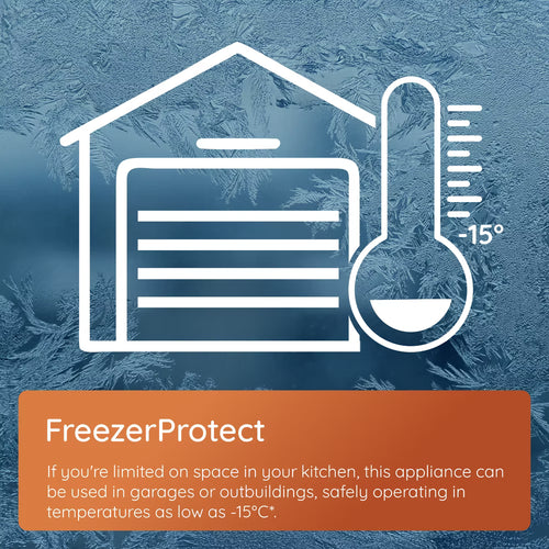 Hotpoint H55Z1 112X UK - Silver Under Counter Freezer - 95L - E Energy