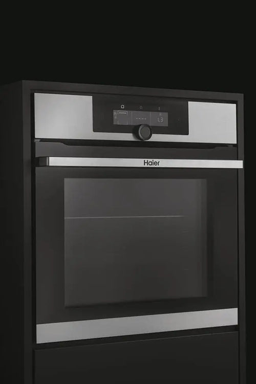 Haier HWO60SM2F9XH Series 2 - Stainless Steel Single Oven - 68L Capacity - Wifi Connected - A+ Energy Rating - DISPLAY