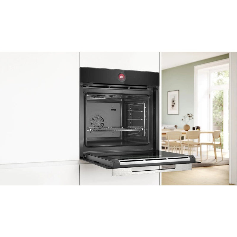 Bosch HBG7341B1B - Black Built-In Single Oven - 71L - A+ Energy
