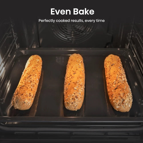 Hisense HDCEC5C10B - Black Electric Cooker - Double Oven Ceramic Hob - A Rated