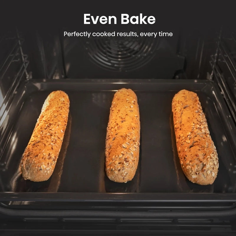 Hisense HDCEC5C10B - Black Electric Cooker - Double Oven Ceramic Hob - A Rated