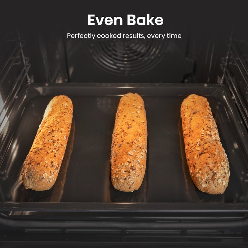 Hisense HDCEC5C10W - White Electric Cooker - Double Oven with Ceramic Hob - A Rated