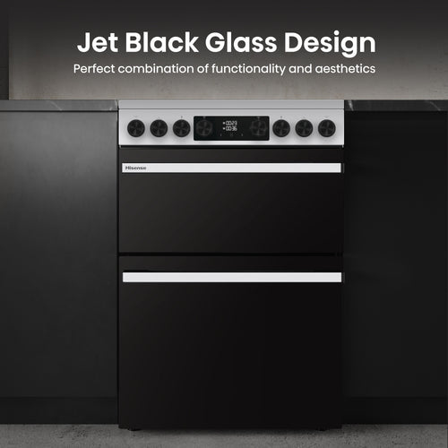 Hisense HDCEC6C20W - White Electric Cooker - Double Oven - A Rated