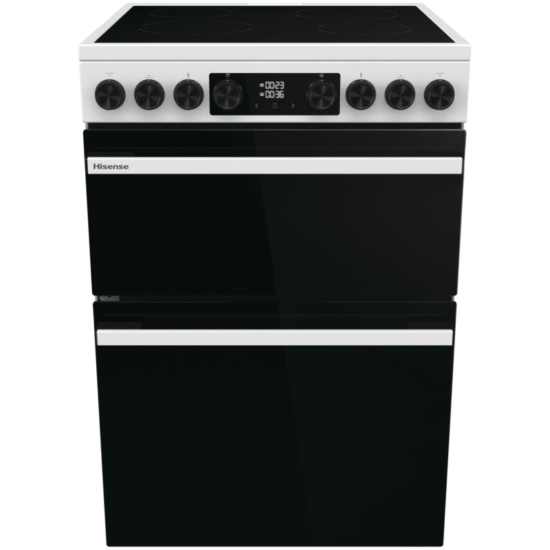 Hisense HDCEC6C20W - White Electric Cooker - Double Oven - A Rated