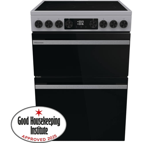 Hisense HDCEC6C20X - Stainless Steel Electric Cooker - Double Oven - A Rated