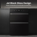 Hisense HDCEIT6C20B - Black Electric Double Oven Cooker - Induction Hob - A Rated