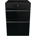 Hisense HDCEIT6C20B - Black Electric Double Oven Cooker - Induction Hob - A Rated