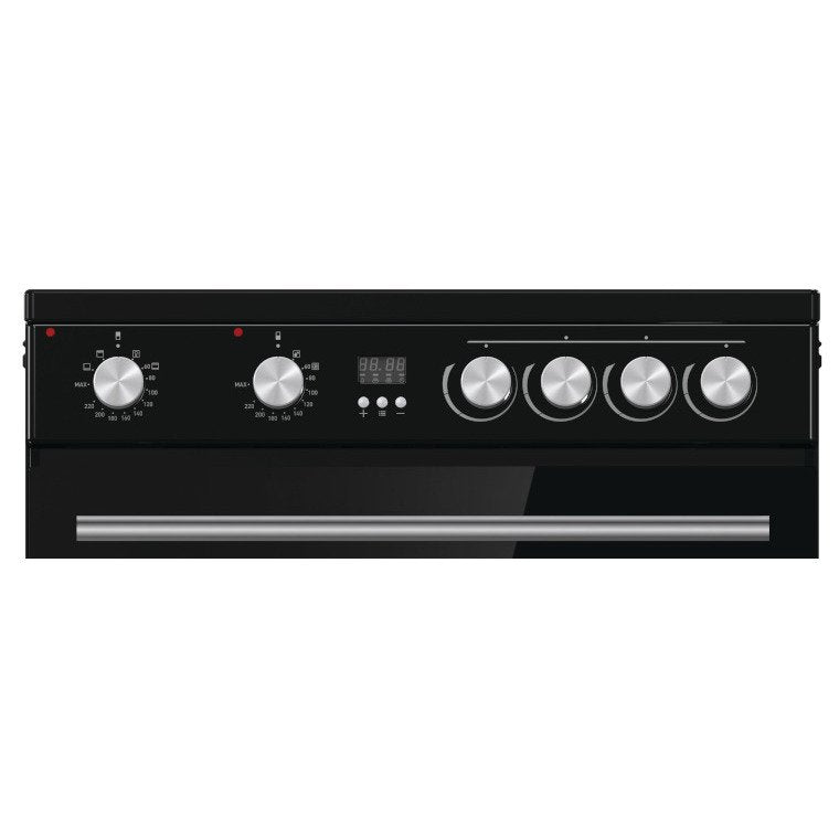 Hisense HDE3211BBUK - Black Electric Cooker - Double Oven - A Rated