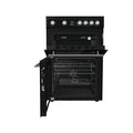 Hisense HDE3211BBUK - Black Electric Cooker - Double Oven - A Rated