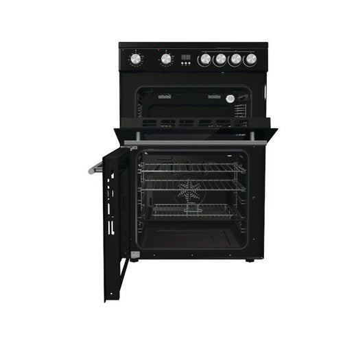 Hisense HDE3211BBUK - Black Electric Cooker - Double Oven - A Rated