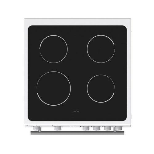 Hisense HDE3211BWUK - White Ceramic Electric Cooker - Double Oven - A+/A Energy