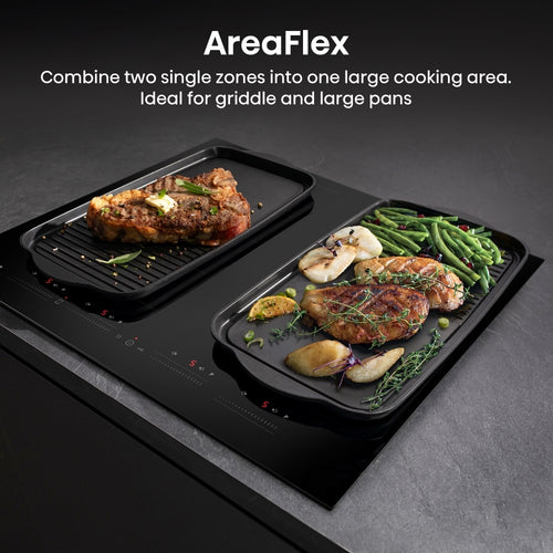 Hisense HI6442BSCE - Black Induction Hob - 4 Zones - 59cm